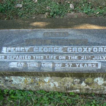 CROXFORD Percy George -1923