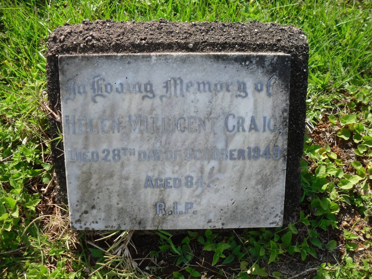 CRAIG Helen Millicent -1949