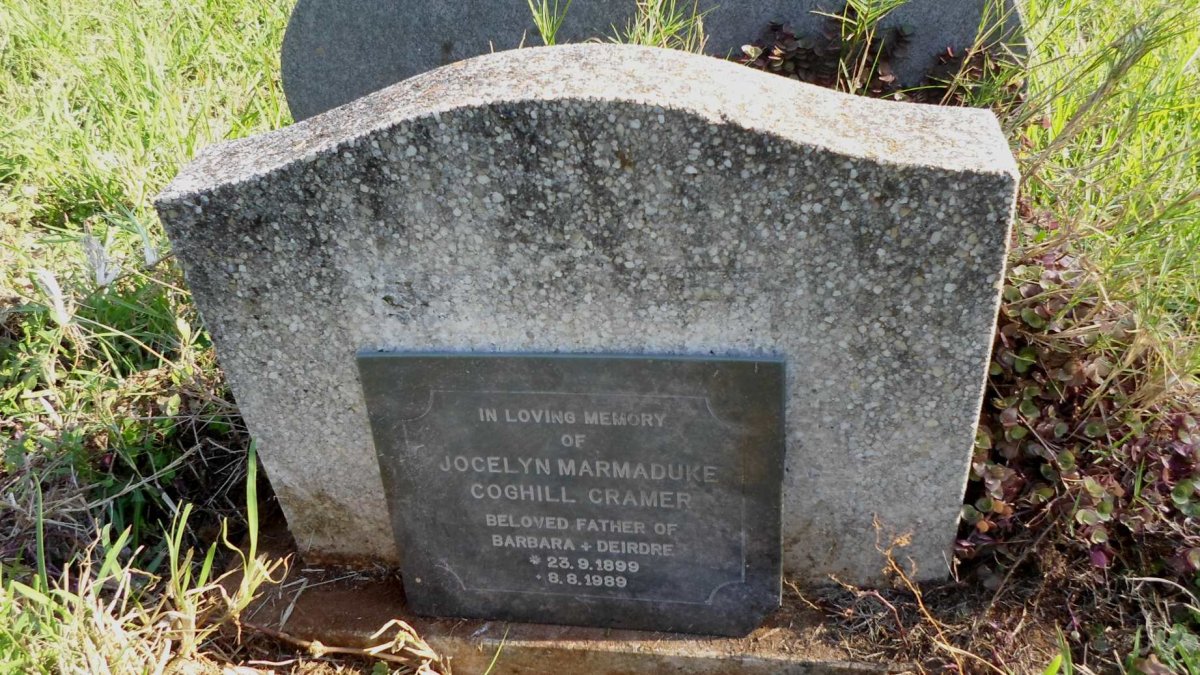 CRAMER Jocelyn Marmaduke Coghill 1899-1989