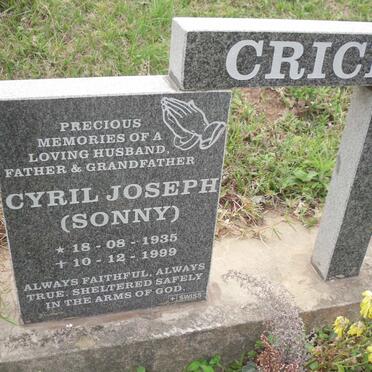 CRICK Cyril Joseph 1935-1999