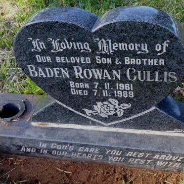 CULLIS Baden Rowan 1961-1989