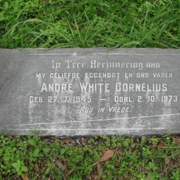 CORNELIUS Andre White 1945-1973