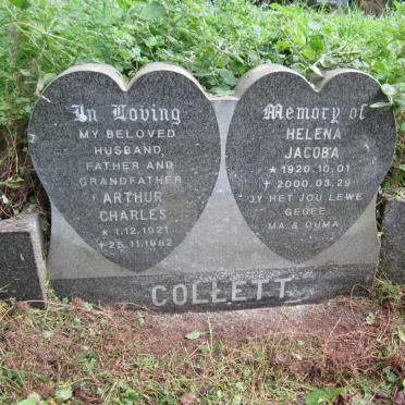 COLLET Arthur Charles 1921-1982 &amp; Helena Jacoba 1920-2000