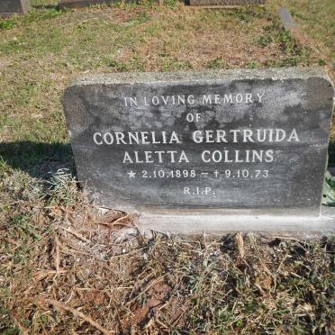 COLLINS Cornelia Gertruida Aletta 1898-1973
