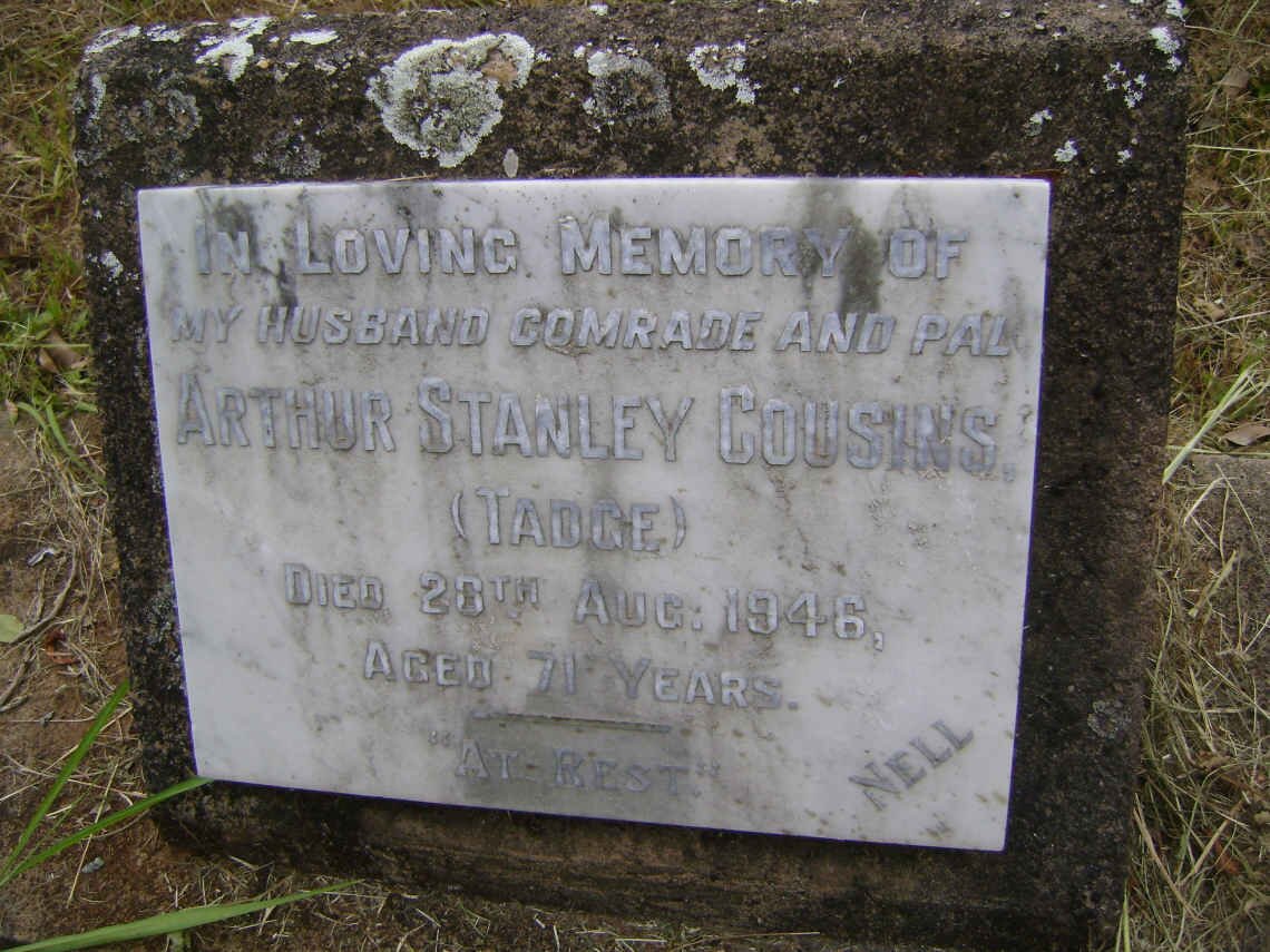 COUSINS Arthur Stanley -1946