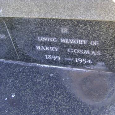 COSMAS Harry 1899-1954 &amp; Katherine 1900-1970