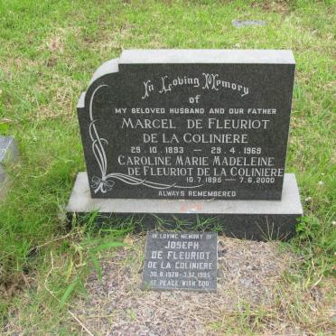 COLINIERE, De Fleuriot De La
