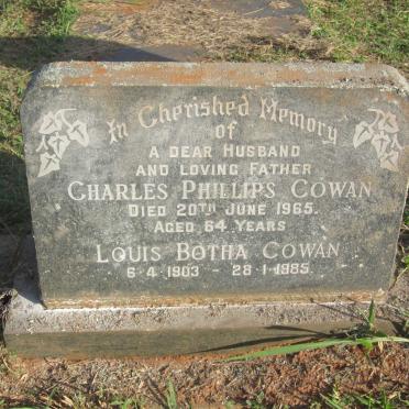 COWAN Charles Phillips -1965 :: COWAN Louis Botha 1903-1985