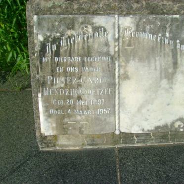 COETZEE Pieter Carel Hendrik 1897-1957