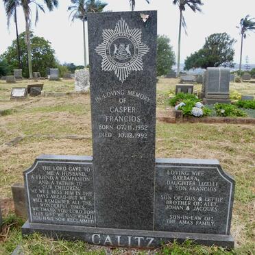 CALITZ Casper Francios 1952-1992