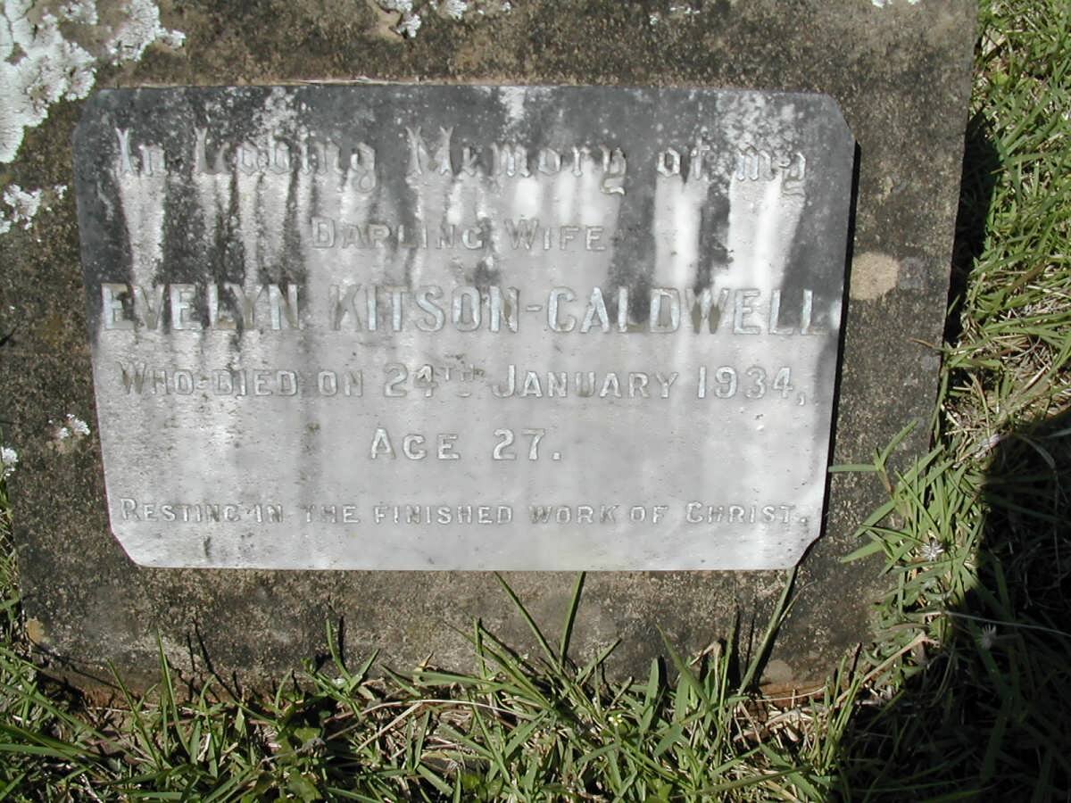 CALDWELL Evelyn Kitson -1934