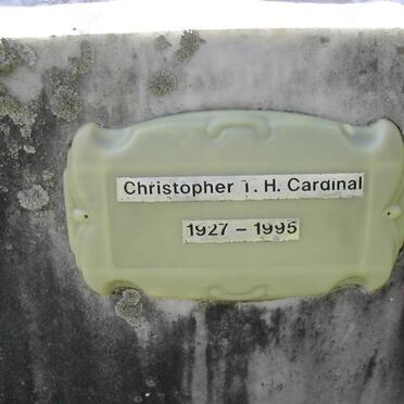 CARDINAL Christopher T.H. 1927-1995