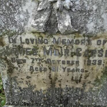 CARSE James Moir -1939