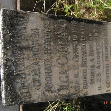 CAUCINO Olga 1919-1927