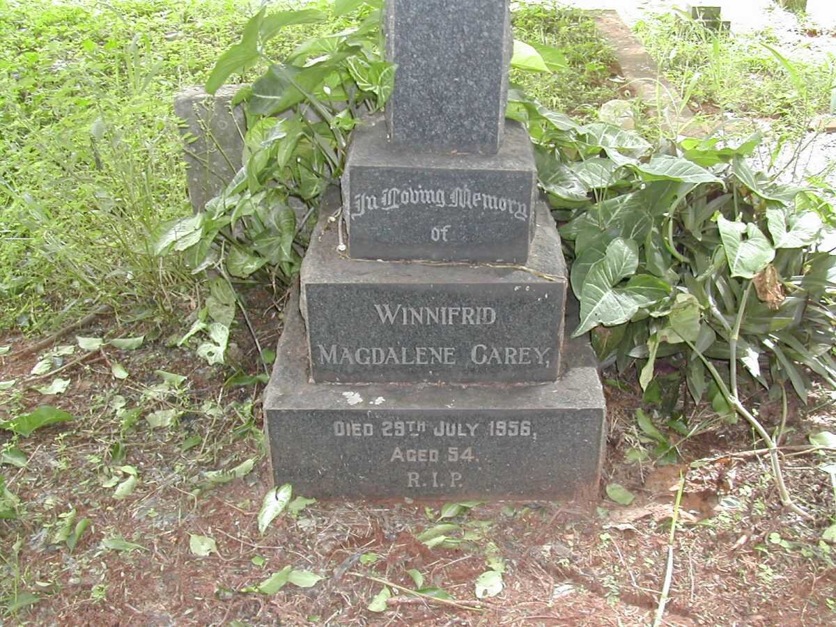 CAREY Winnifrid Magdalene -1956