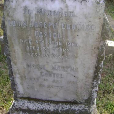 CASTEL Louis Joseph Edouard -1960 &amp; Marie Martha -198?