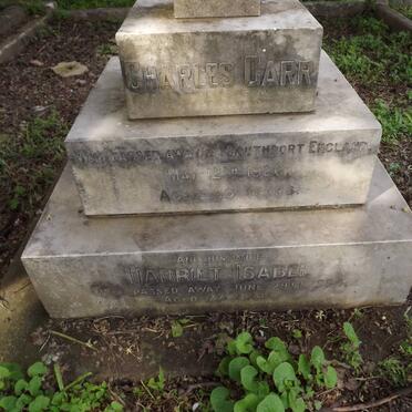 CARR Charles -1926 &amp; Harriet Isabel -1964