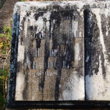 CARTER Margaret Isabelle -1926