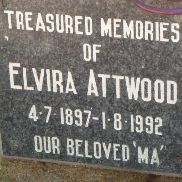 ATTWOOD Elvira 1897-1992