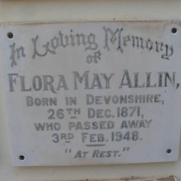ALLIN Flora May 1871-1948
