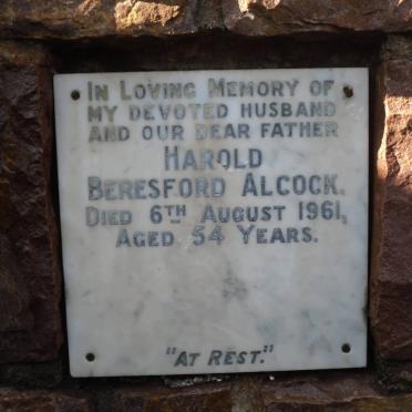 ALCOCK Harold Beresford -1961