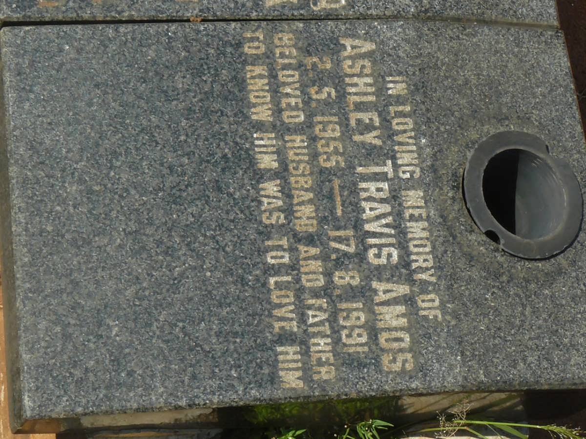 AMOS Ashley Travis 1955-1991
