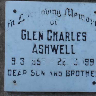 ASHWELL Glen Charles 1958-1991