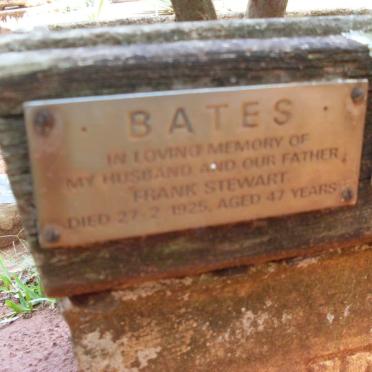 BATES Frank Stewart -1925