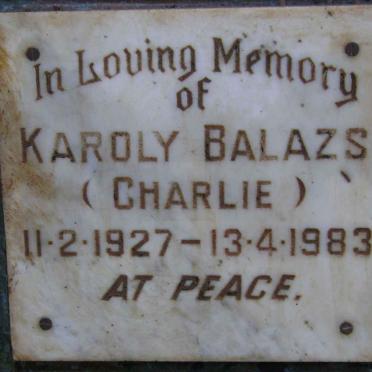 BALAZS Karoly 1927-1983