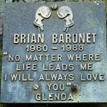 BARONET Brian Garth 1960-1988