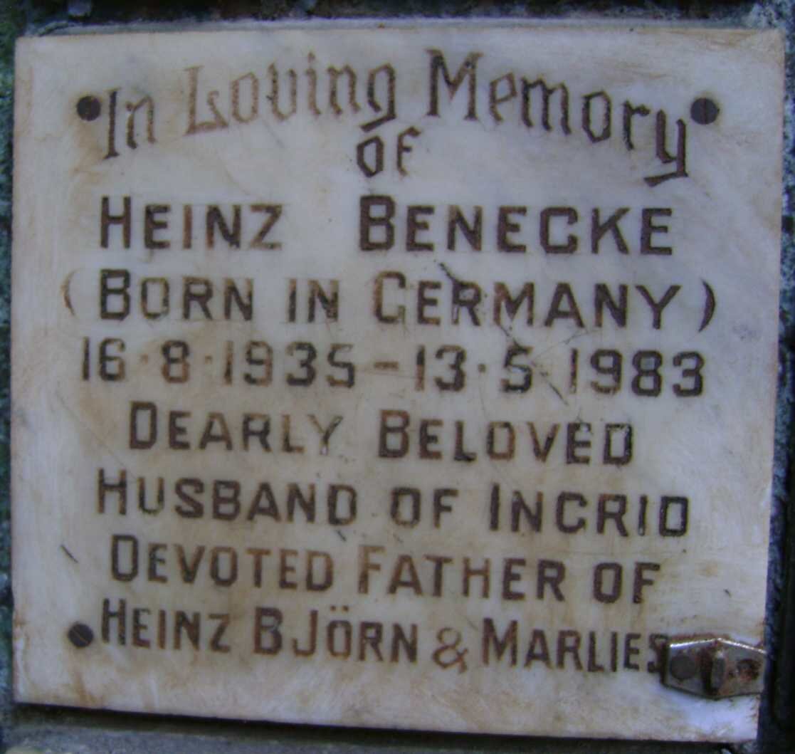 BENECKE Heinz 1935-1983