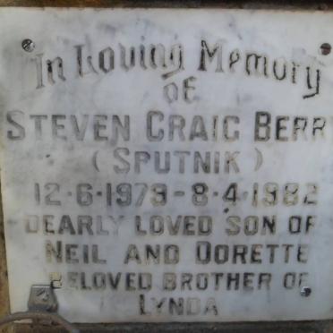 BERRY Steven Craig 1979-1982