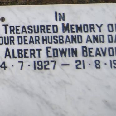 BEAVON Albert Edwin 1927-1988