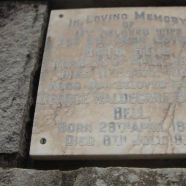 BELL George Waldegrave Spence 1895-1972 &amp; Ruth 1882-1968