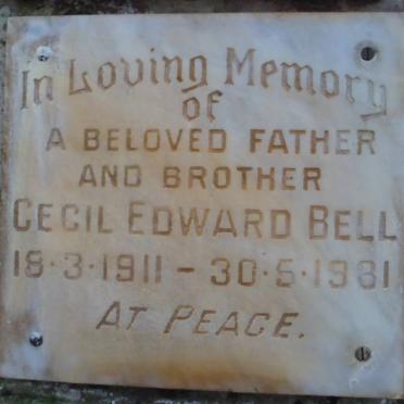 BELL Cecil Edward 1911-1981