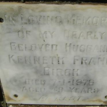 BIRCH Kenneth Frank -1976