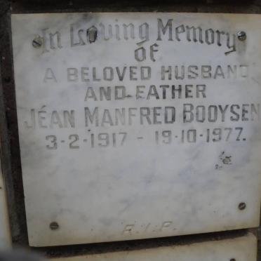 BOOYSEN Jéan Manfred 1917-1977