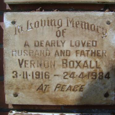 BOXALL Vernon 1916-1984