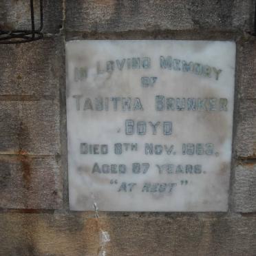 BOYD Tabitha Brunker -1963