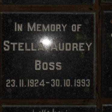 BOSS William Lodewyk 1894-1984 &amp; Cornelia Huibrecht 1896-1965 :: BOSS Stella Audrey 1924-1993 
