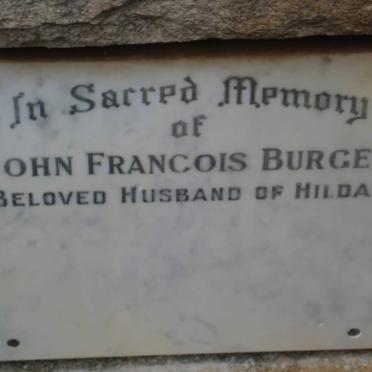 BURGER John Francois -1970