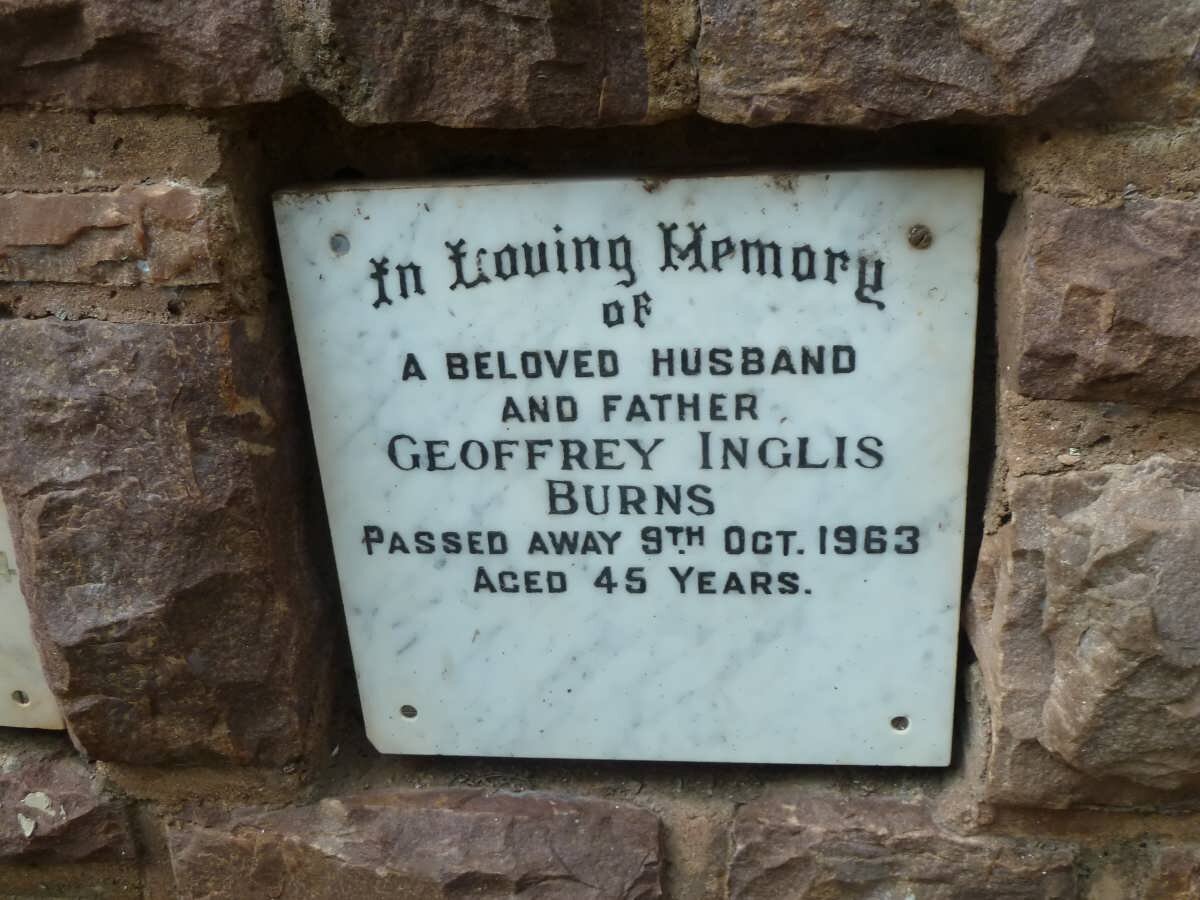 BURNS Geoffrey Inglis -1963