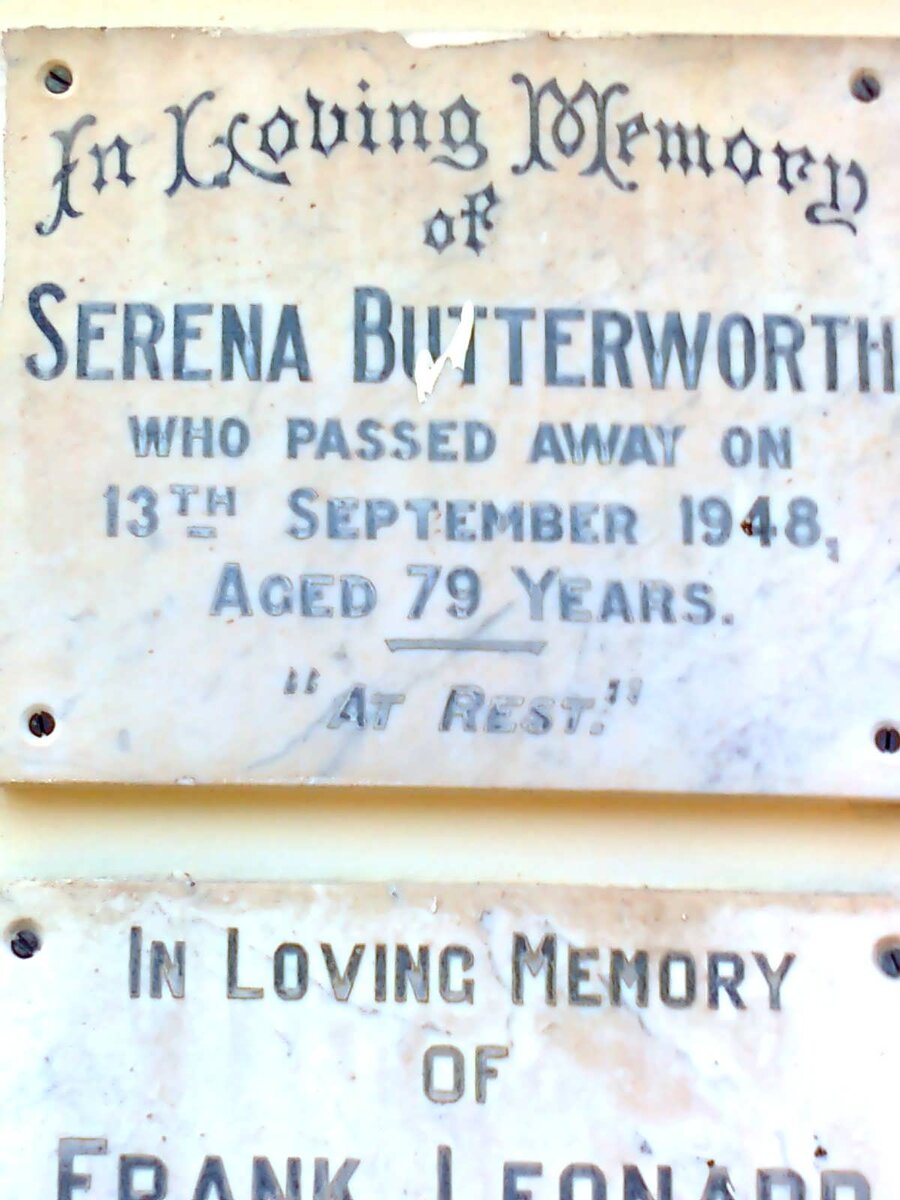 BUTTERWORTH Serena -1948