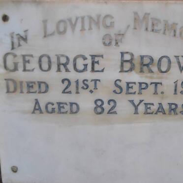 BROWN George -1959