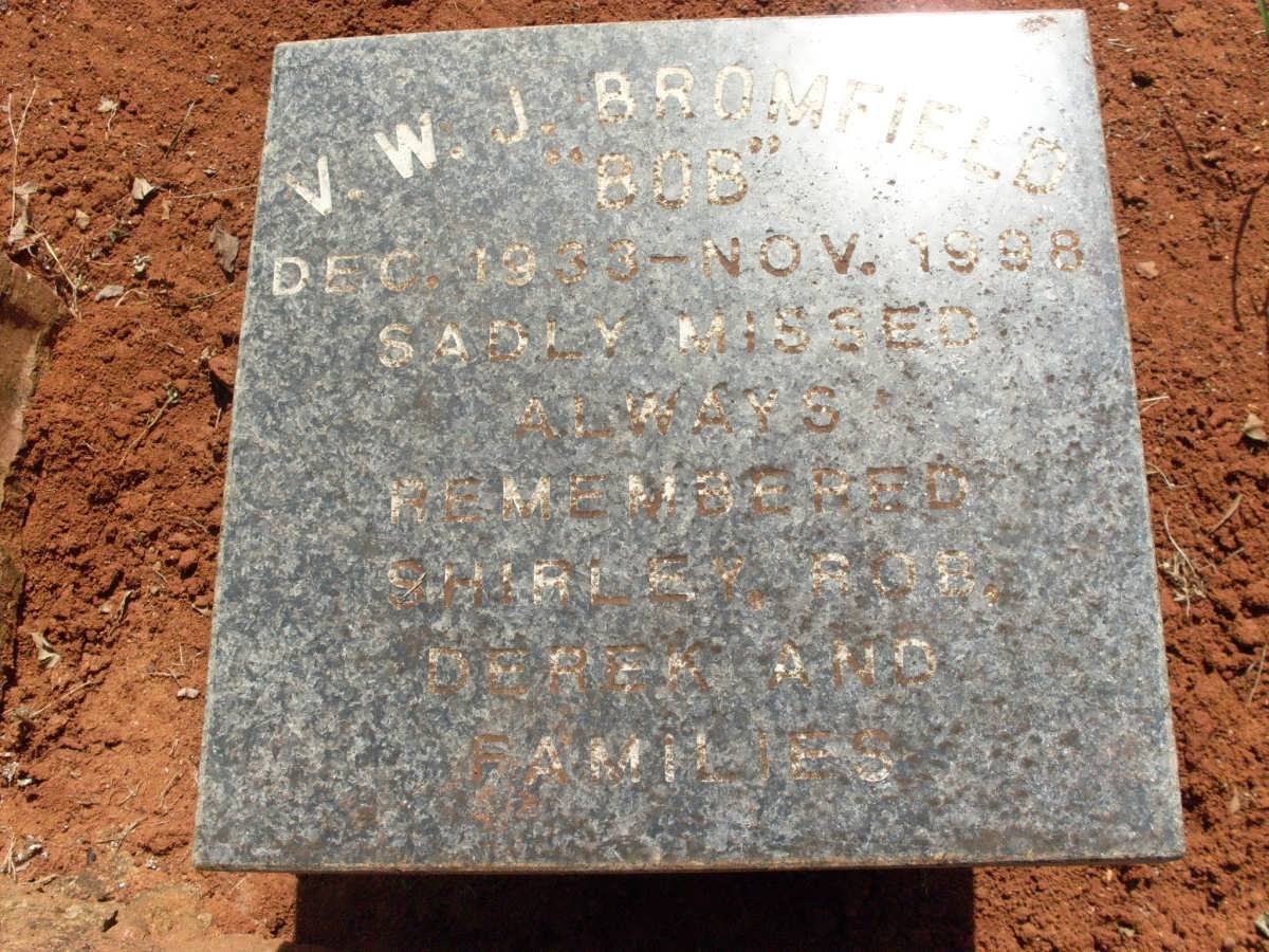 BROMFIELD V.W.J. 1933-1998