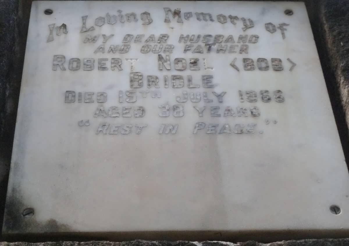 BRIDLE Robert Noel -1966