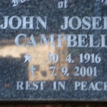 CAMPBELL John Joseph 1916-2001