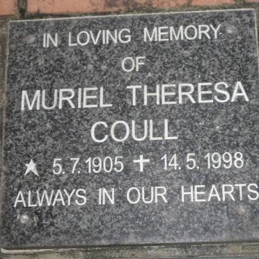 COULL Muriel Theresa 1905-1998