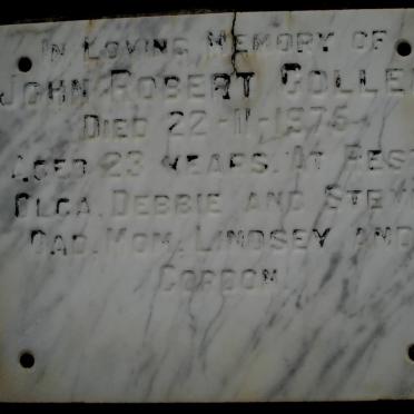 COLLEN John Robert 1952-1975