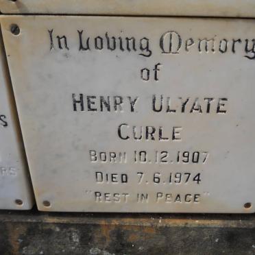 CURLE Henry Ulyate 1907-1974